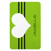 Vert moderne Coeur Flexi Magnet (Vertical)