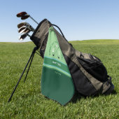 Vert moderne Couleurs serviette de golf avec nom d (Vert)