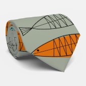 Vert moderne de céleri de cravate de poissons de (Roulé)