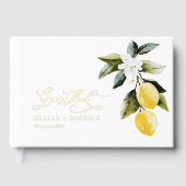Vert moderne Mariage de fleurs de citron (Recto)