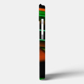 Vert N Orange Grandes N Formes coque ipad * (Verso / Gauche)