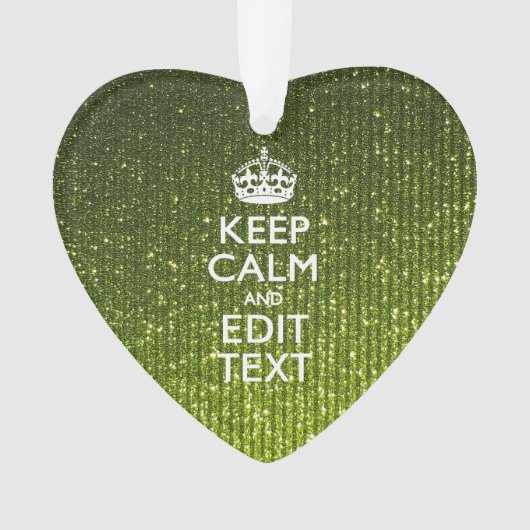 Vert olive Conserver Le Calme Avoir Votre Texte (devant)