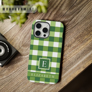 Vert olive foncé personnalisable à carreaux blancs