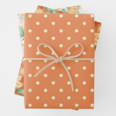 VERT ORANGE TAN AUTOMNE FEUILLES D'AUTOMNE