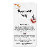 ** Vert Phoenix Rising Pine Trees Sinaasappel Bour Etiket (Voorkant)