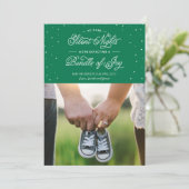 Vert "Plus de nuits silencieuses" Carte photo de v (Debout devant)