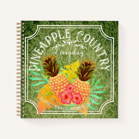 Vert pomme avec Carnet cadre (Devant)