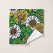 Vert printemps (Gant de toilette)