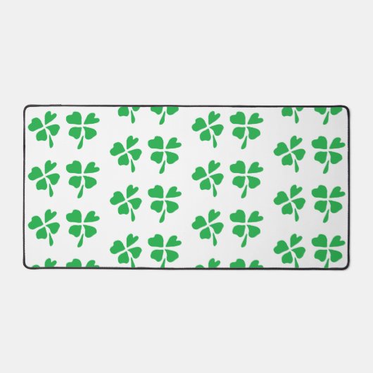 Vert quatre feuilles de trèfle blanc (Recto)