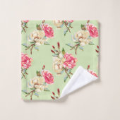 Vert Rose double (Gant de toilette)