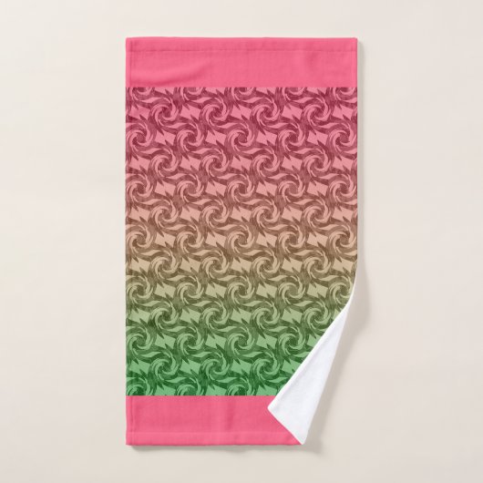 Vert rose gradient (Serviette à main)