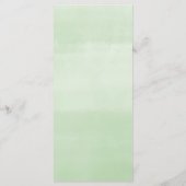 Vert rose or vert feuille élégant menu (Dos)