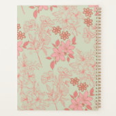 Vert rose rétro Y2K les années 70 Fleur Motif (Dos)