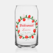 vert rouge fil cir ajouter nom bridesmaid année ca (Verso)