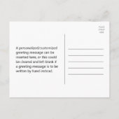 Vert & Rouge "MERRY CHRISTMAS !" + Carte postale S (Dos)