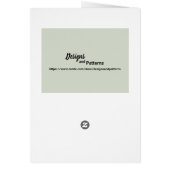 Vert sauge (clair moyen foncé) rayures blanches Bl (Dos)
