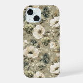 Vert Sauge Et Fleurs Crème (Verso)