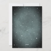 Vert sauge et rouge Feuillage d'hiver Carte de vœu (Dos)