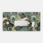 Vert sauge Lune céleste pour décoration d'astrolog (Clavier et souris)