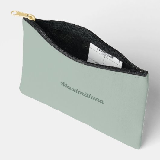 Vert - Solide petit sac d'accessoires (Ouvrir)