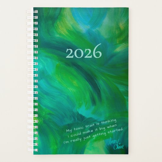 Vert SPWW avec petit planificateur mensuel Envy (Devant)