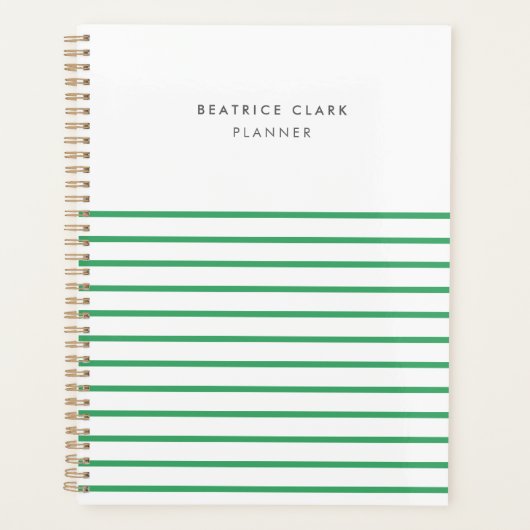 Vert Tendance Moderne Minimal Simple (Devant)