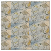 Vert tissu Abstrait moderne du milieu du siècle (Fermer)