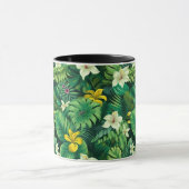Vert Tropical - Tropical Foliage Beach Mug (Centre)