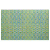 Vert Turquoise blanc Abstrait tissu de conception  (Yard)