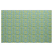 Vert Turquoise blanc Abstrait tissu de conception  (Fat Quarter)