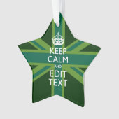 Vert Turquoise Gardez Le Calme Et Obtenez Votre Te (devant)