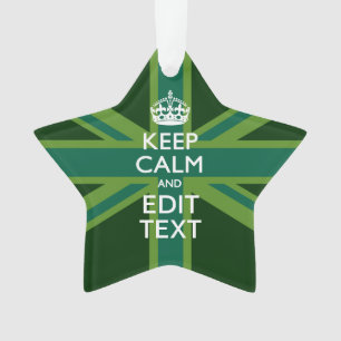 Vert Turquoise Gardez Le Calme Et Obtenez Votre Te