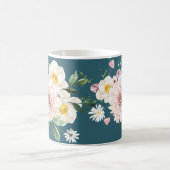 Verte, Fleurs Café Tee Mug Drinkware (Centre)