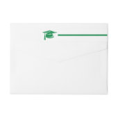 Verte Gras Casquette Envelopper le Étiquette (Dos)