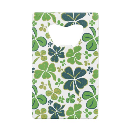 Verte Lucky Shamrock Clover Saint Patrick`s Day (Dos)