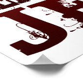 Vertegenwoordig en vertrouw Jezus Poster (Hoek)