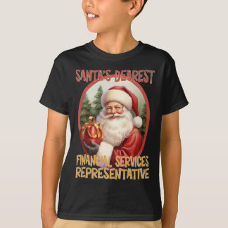 Vertegenwoordiger Financiële Diensten Kerstvakanti T-shirt