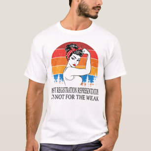 Vertegenwoordiger patiëntenregistratie Het is nie T-shirt