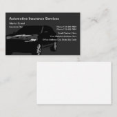 Vertegenwoordiger voor de motorrijtuigenverzekerin visitekaartje (Voorkant / Achterkant)