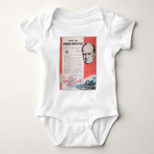 Vertegenwoordiging van Brits poster in oorlogstijd Romper