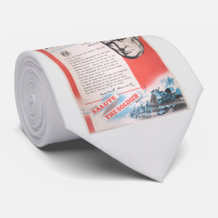 Vertegenwoordiging van Brits poster in oorlogstijd Stropdas