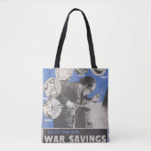 Vertegenwoordiging van Brits poster in oorlogstijd Tote Bag (Voorkant)