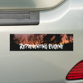 Vertegenwoordiging van Eugene Bumpersticker (Op auto)