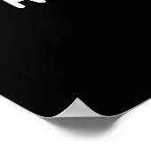 Vertel altijd het tand grappige gebitsgebaar donke poster (Hoek)