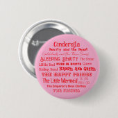 Vertel een Fairy Tale Day Badge Ronde Button 5,7 Cm (Voorkant /achterkant)