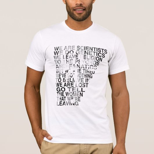 Vertel het de vrouwen t-shirt (Voorkant)