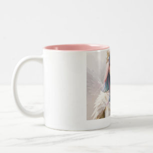 Vertel het verhaal van het item en leg uit waarom tweekleurige koffiemok