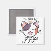 Vertel je kat dat ik spspspspa zei magneet (Voorkant / Achterkant)
