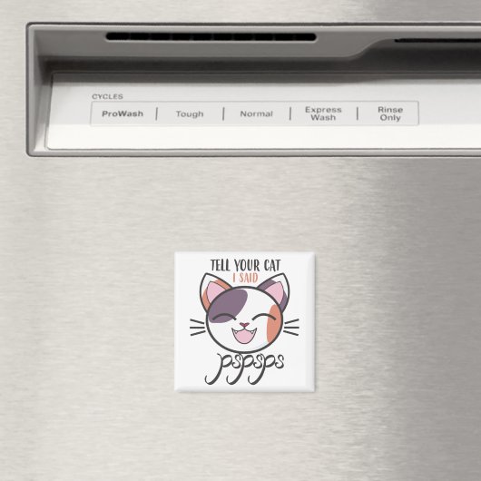 Vertel je kat dat ik spspspspa zei magneet (Insitu (Vaatwasser))