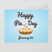 Vertel je vrienden over Pie Day Briefkaart (Voorkant)